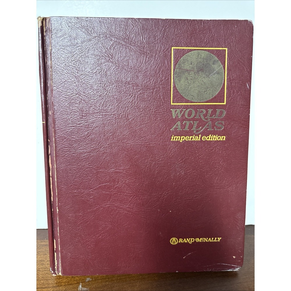 Rand McNally World Atlas Imperial Edition 1971